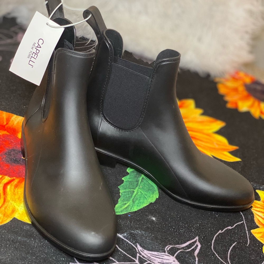 Capelli New York Jodhpur Solid Matte Rain Boots